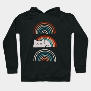 Rainbow kitty Hoodie